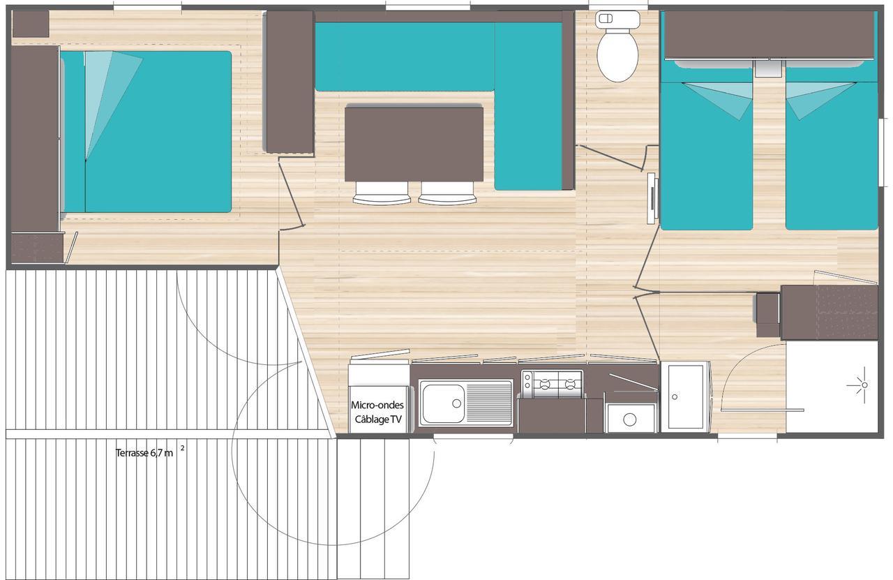 Var Mobil Home, Les Prairies De La Mer Grimaud Luaran gambar
